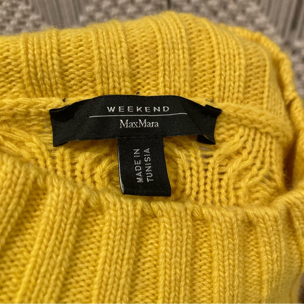 MaxMara Weekend Wool Cable Knit Sweater - Picture 6 of 8